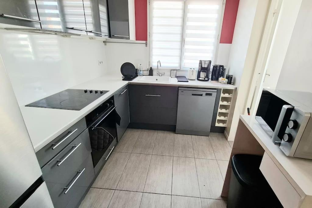 Appart Cosy & Spacieux-Metro7 Louis-Aragon+Parking Apartment Vitry-sur-Seine Exterior foto